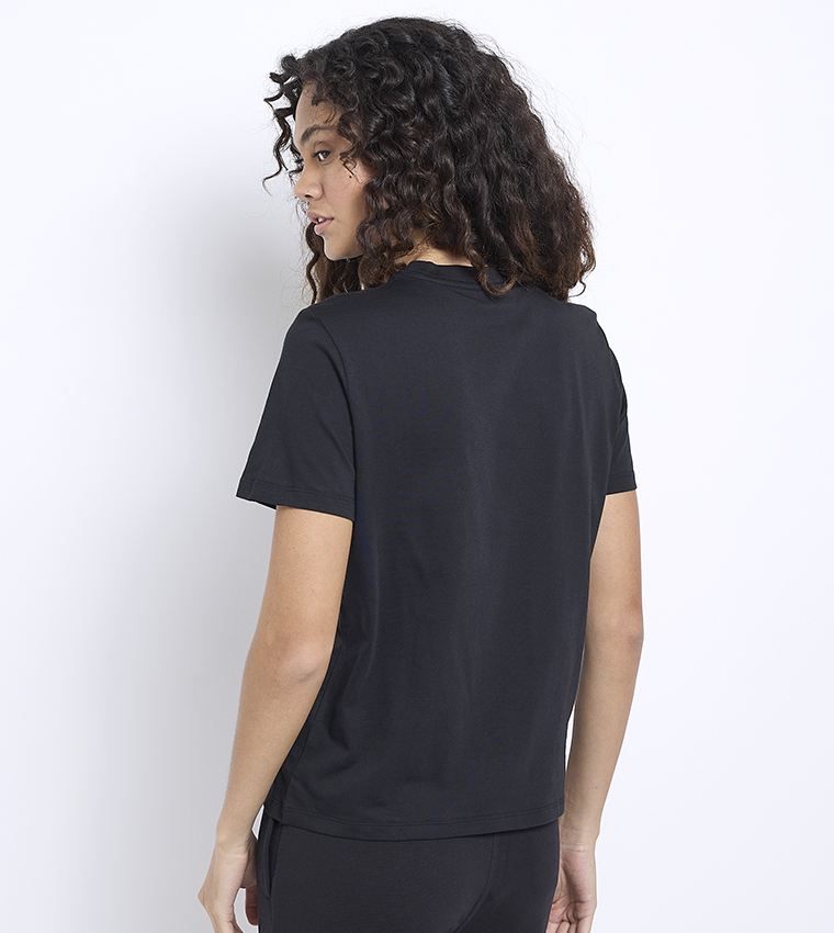 Logo Embroidered Crew Neck T-Shirt