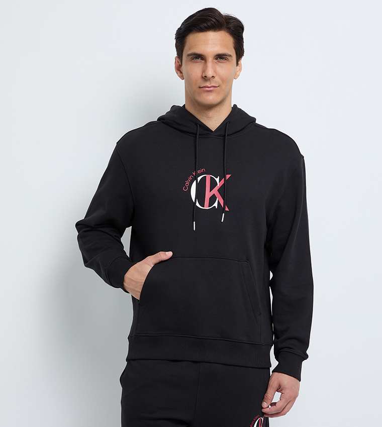 Logo Printed Long Sleeves Hoodie