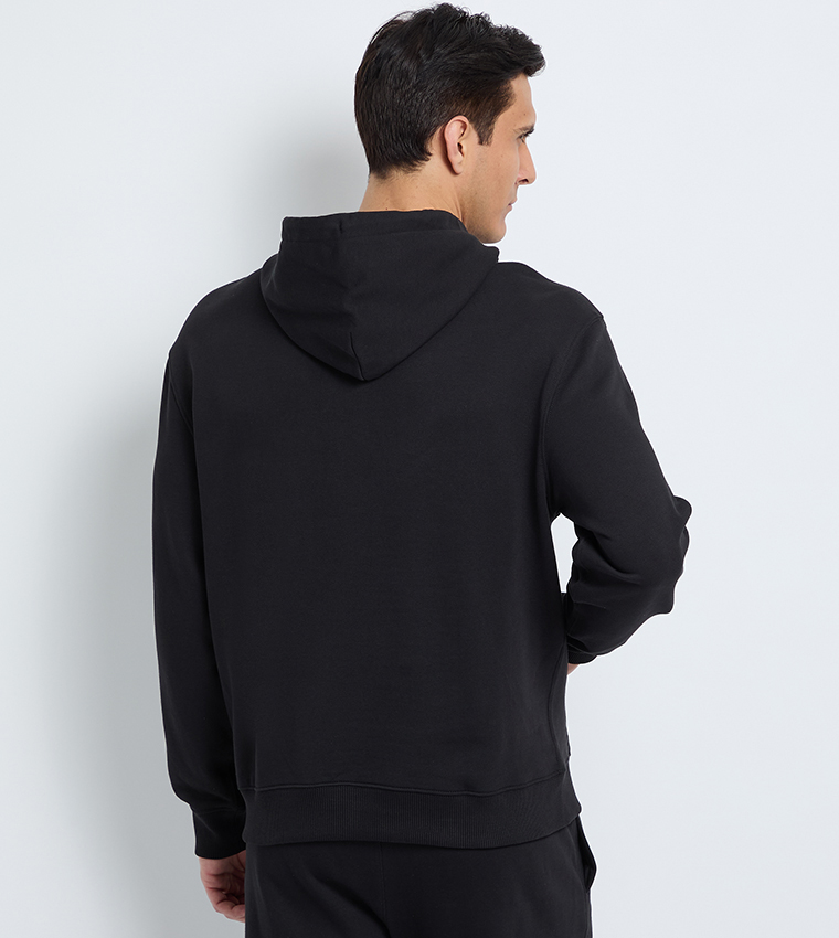 Logo Printed Long Sleeves Hoodie