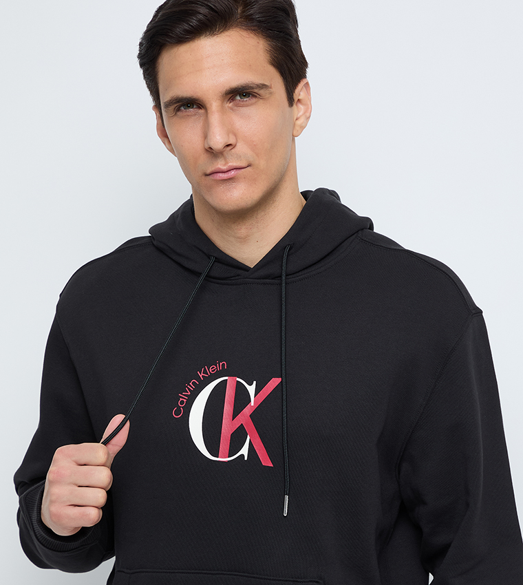 Logo Printed Long Sleeves Hoodie