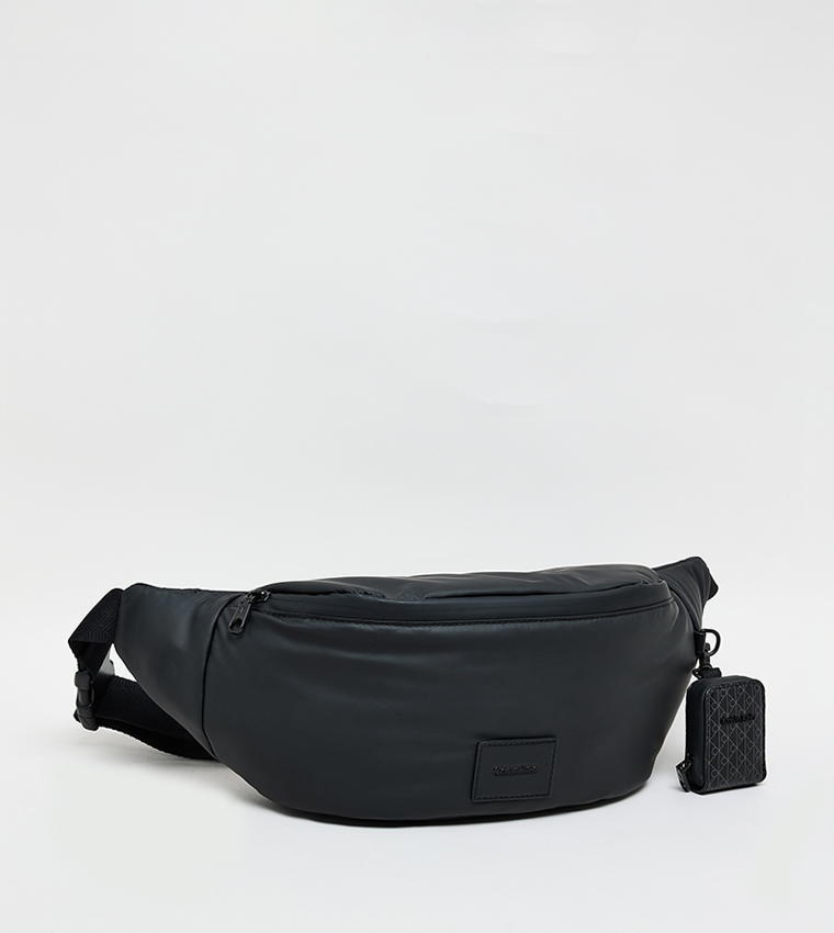 Logo Detail Puffer Utility Waist Bag