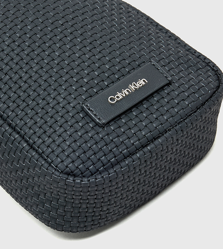 Embossed Woven Slim Reporter Bag