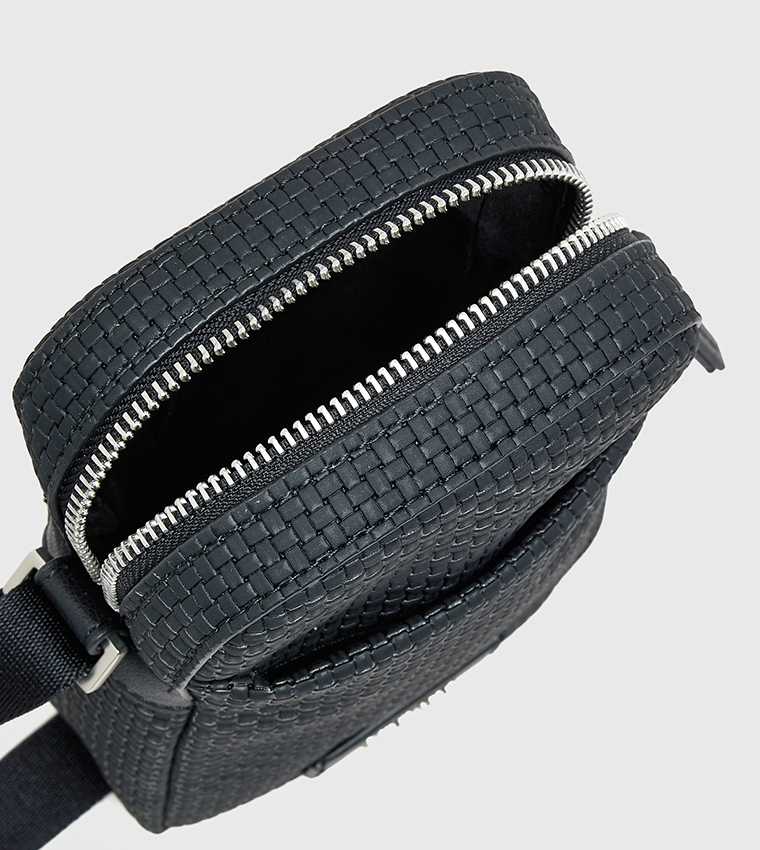Embossed Woven Slim Reporter Bag