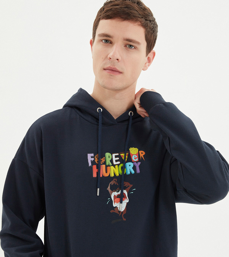 Forever hungry sweatshirt trendyol sale