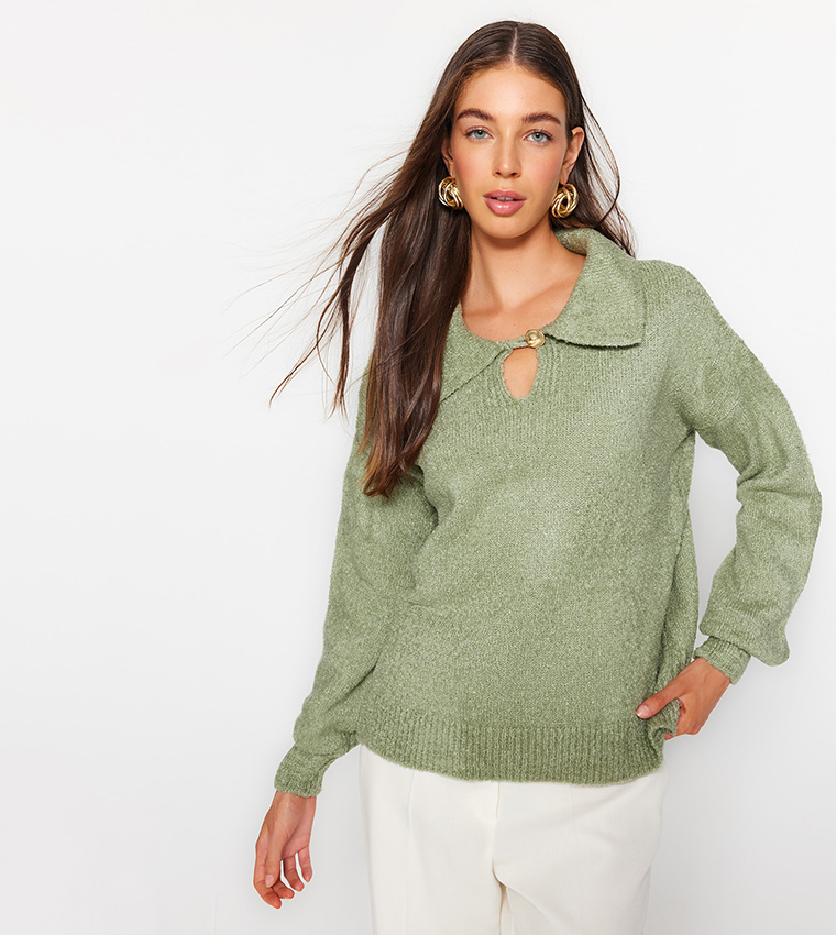 Boucle sweater womens 2025