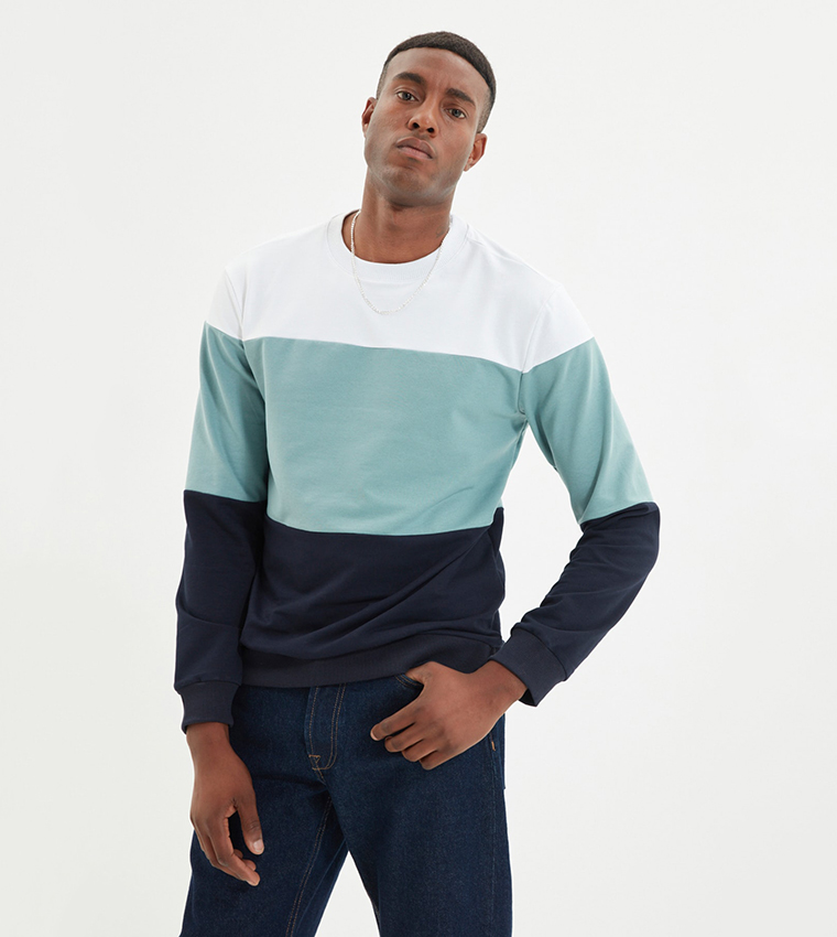 Teal blue cheap sweatshirt