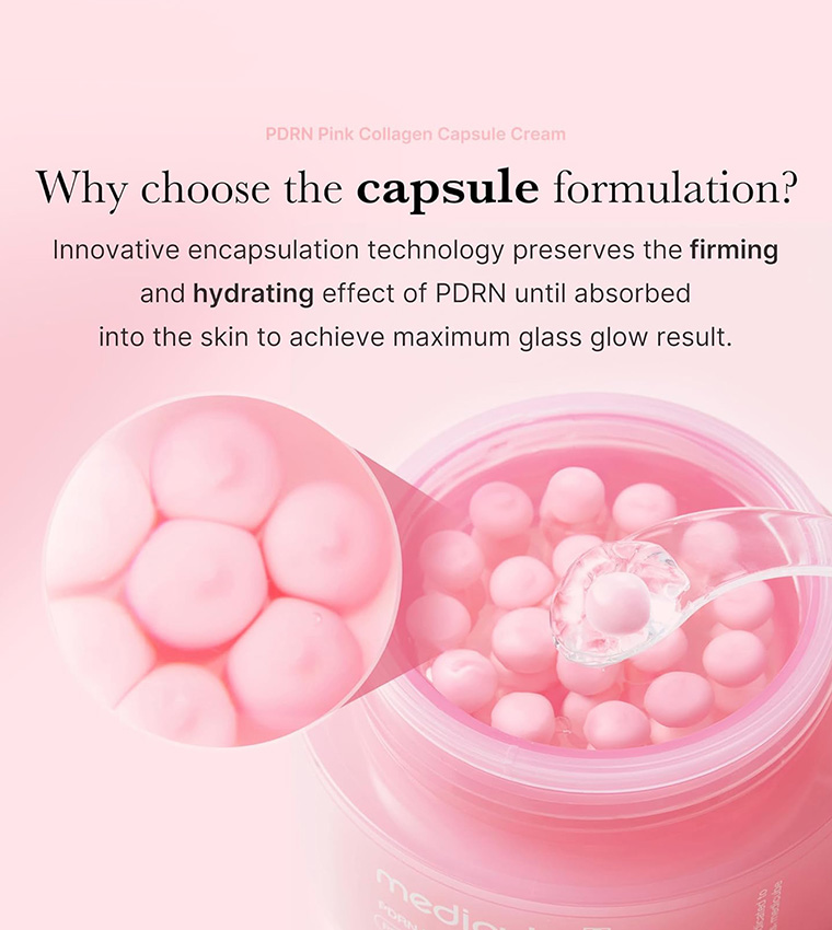 Salmon DNA PDRN Pink Collagen Capsule Cream, 55g