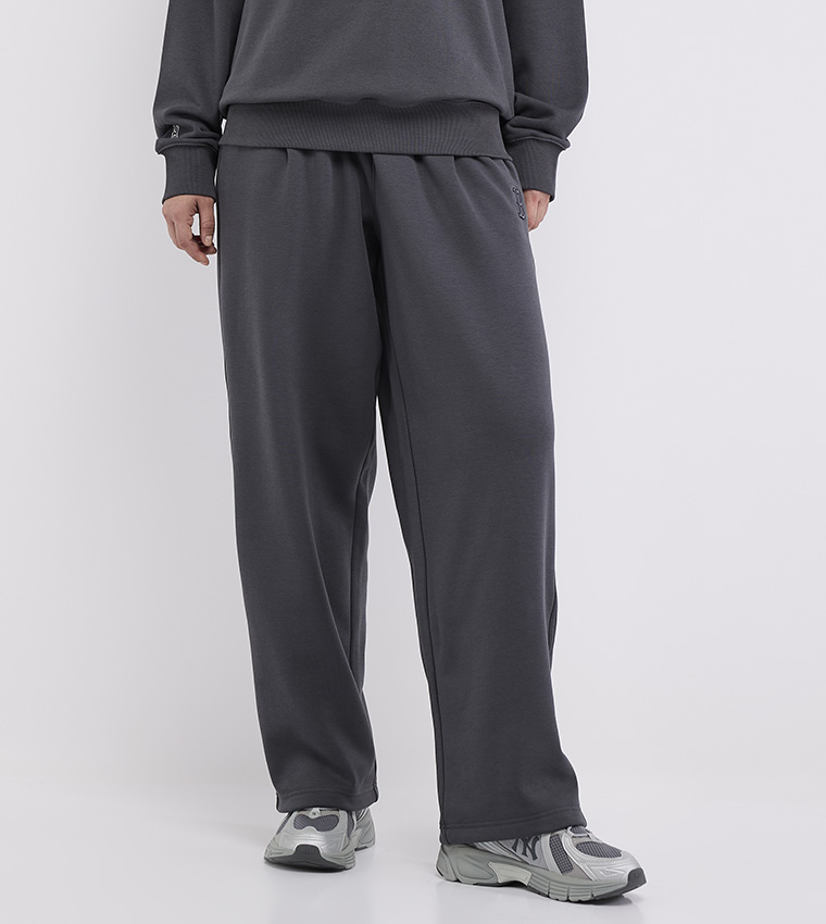 Logo Detail Elastic Waist Sweatpants