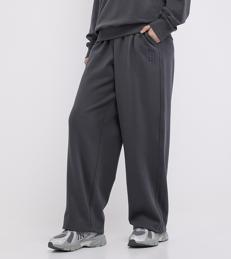 Logo Detail Elastic Waist Sweatpants