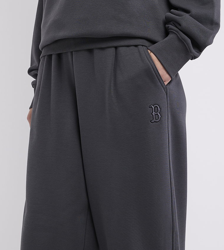 Logo Detail Elastic Waist Sweatpants