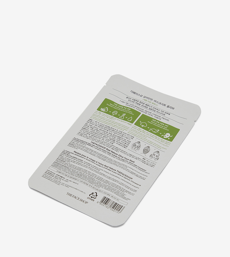 Buy The Face Shop Real Nature Mask Sheet Olive 20g In White | 6thStreet UAE