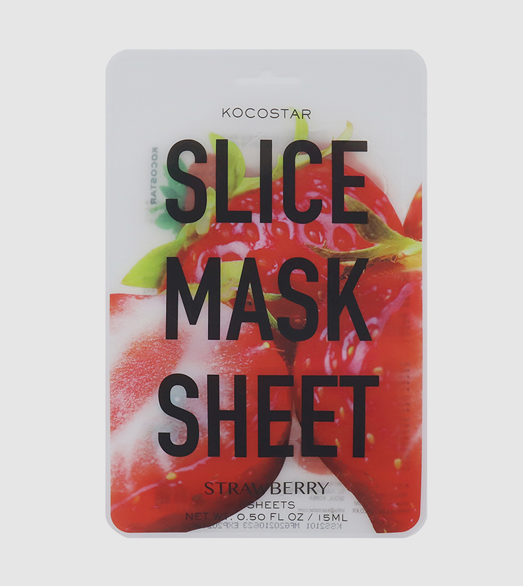 Strawberry Slice Mask Sheet (6 Patches), 15ml