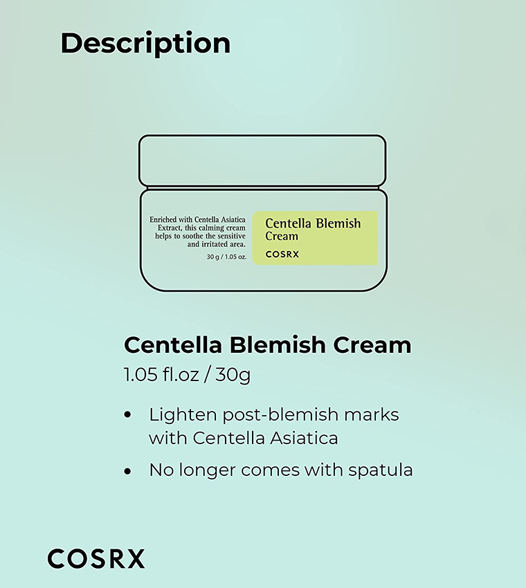 Centella Blemish Cream 30G