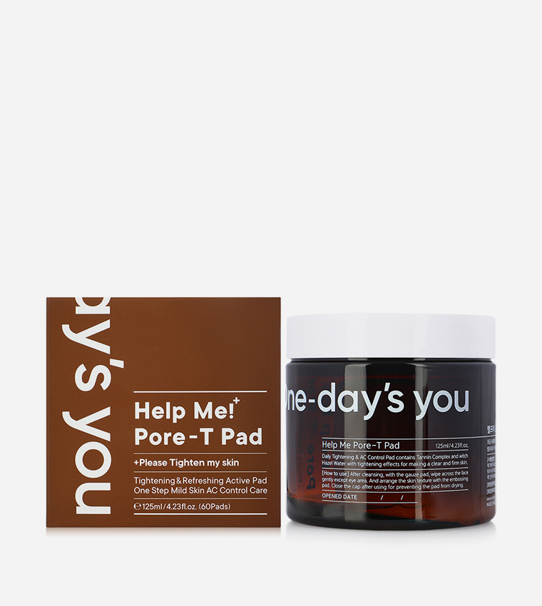 Help Me Pore Toner Pad - 60 Pads, 125ml