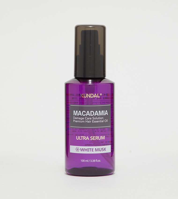 Macadamia Damage Care Solution Premium Hair Essential Oil Ultra Serum - White Musk, 100 ml