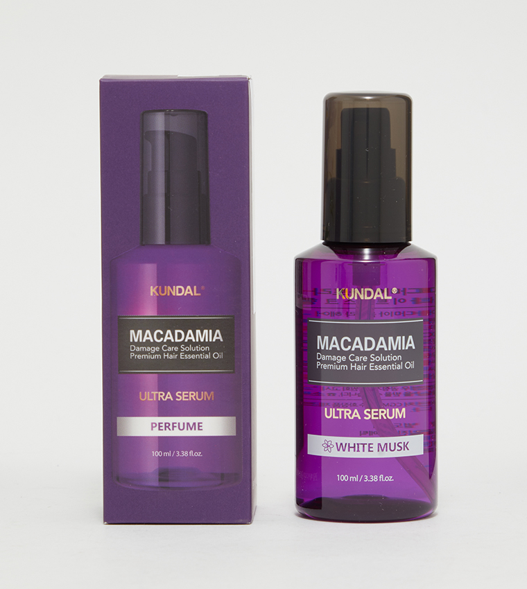 Macadamia Damage Care Solution Premium Hair Essential Oil Ultra Serum - White Musk, 100 ml
