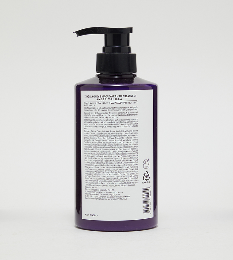 Honey & Macadamia Hydro-Intensive Protein Premium Hair Treatment - Amber Vanilla, 500 ml