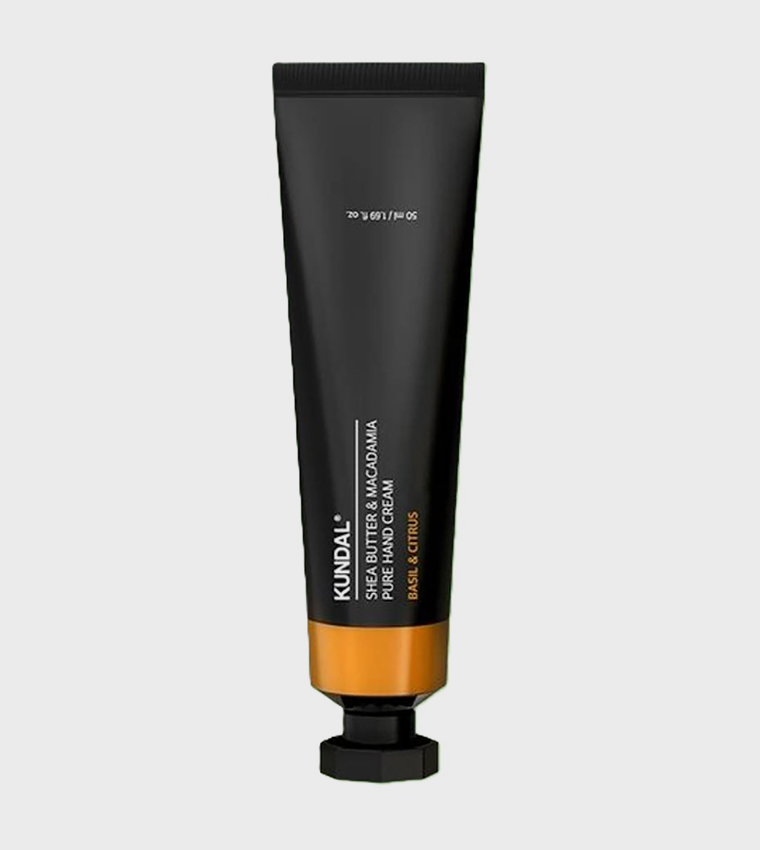 SHEA BUTTER & MACADAMIA PURE HAND CREAM AROMA EDITION 50ML - BASIL & CITRUS