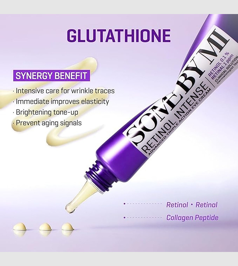 Korean Retinol Intense Advanced Triple Action Eye Cream, 30ml