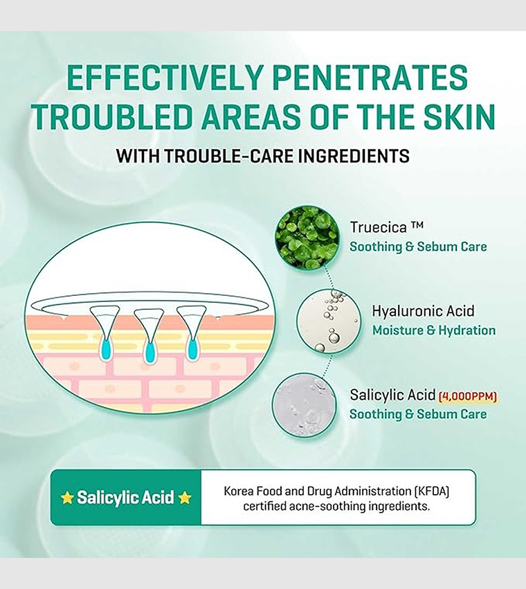 Korean Micro Pin Spot Patch - Microneedle Hydrocolloid Pimple Patch, 14mm 9 Counts