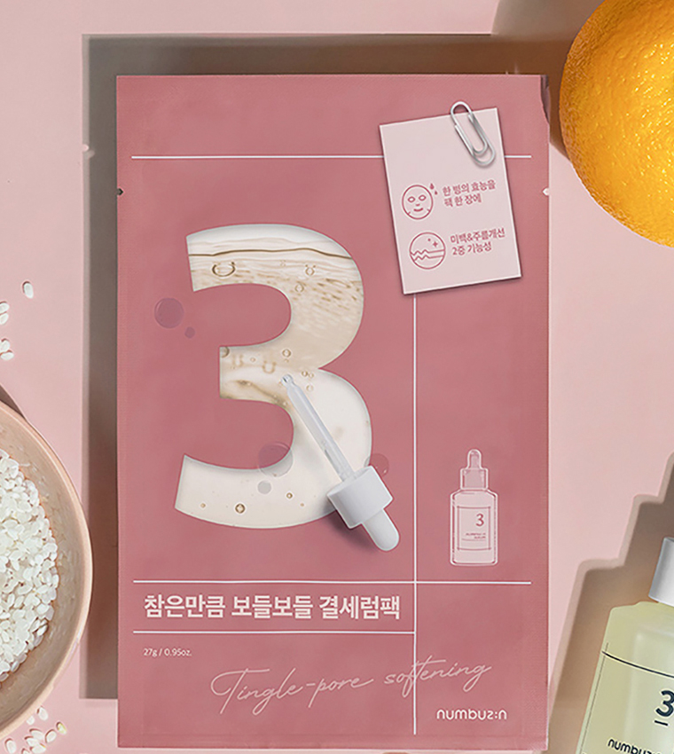 No.3 Tingle-Pore Softening Sheet Mask