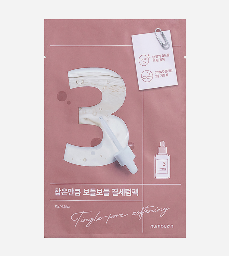 No.3 Tingle-Pore Softening Sheet Mask
