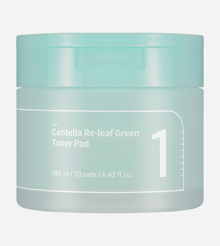 No.1 Centella Re-Leaf Green Toner Pad, 190ml