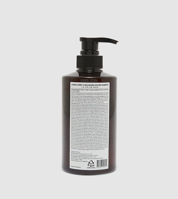 Honey & Macadamia Nature Shampoo La Vie En Rose 530 ml