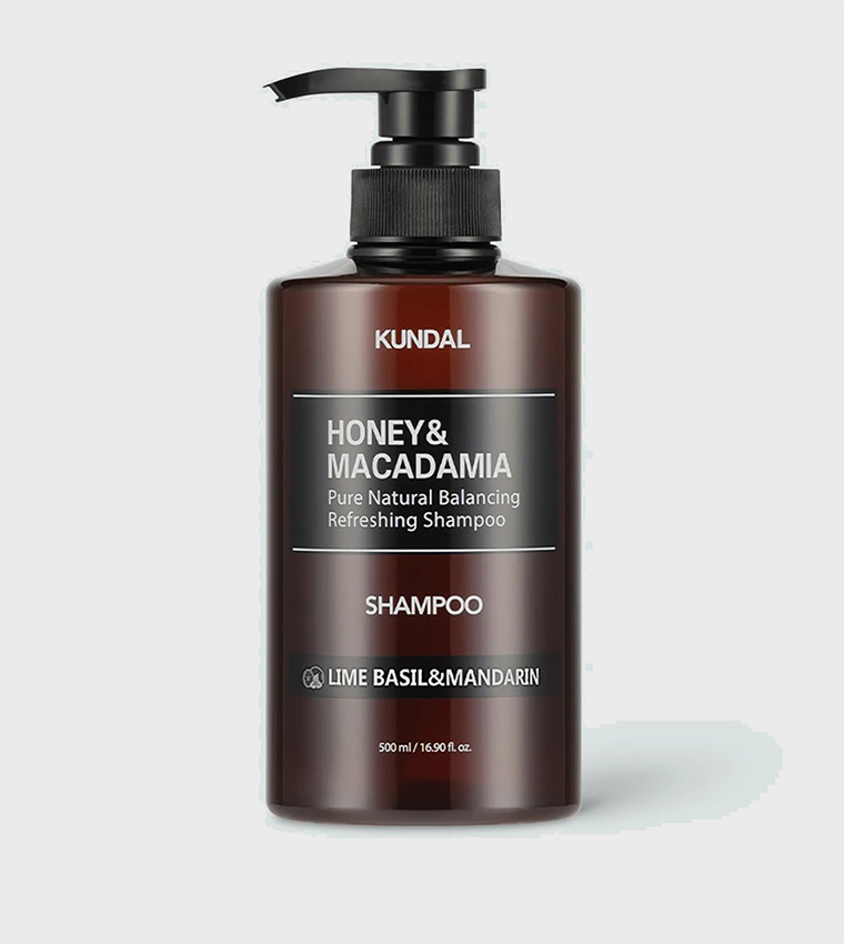 Honey & Macadamia Nature Shampoo - Lime Basil & Mandarin, 500 ml