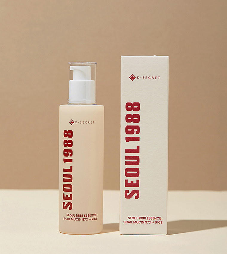 Seoul 1988 Essence : Snail Mucin 97% + Rice, 100ml