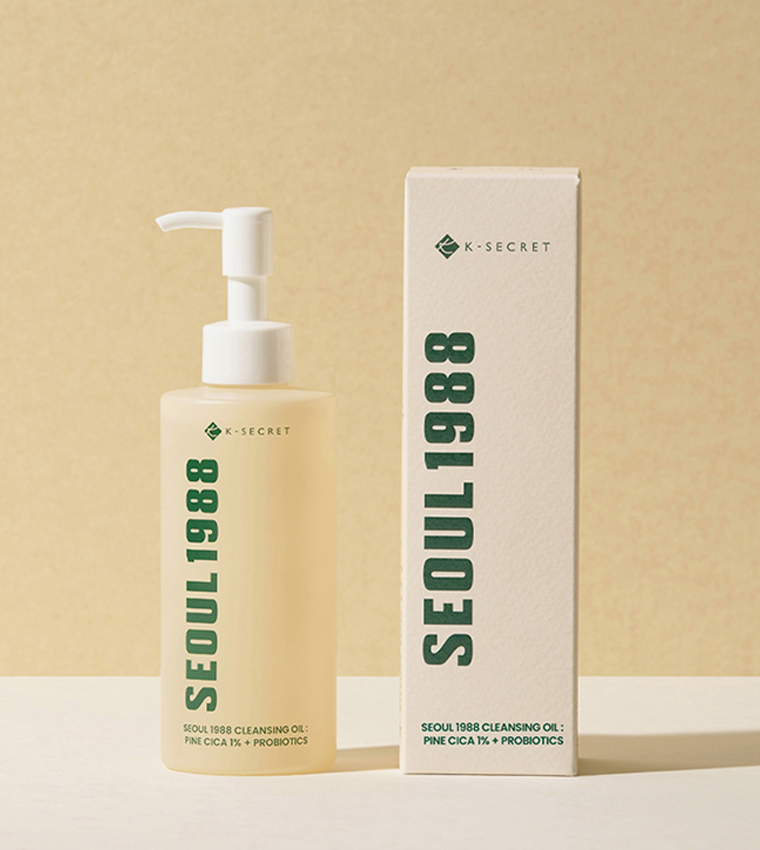 Seoul 1988 Cleansing Oil : Pine Cica 1% + Probiotics, 200ml