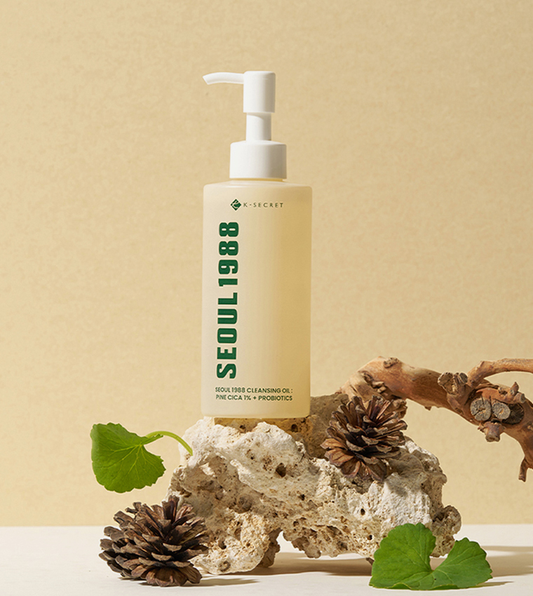 Seoul 1988 Cleansing Oil : Pine Cica 1% + Probiotics, 200ml