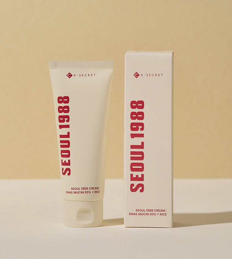 Seoul 1988 Cream : Snail Mucin 93% + Rice, 100ml
