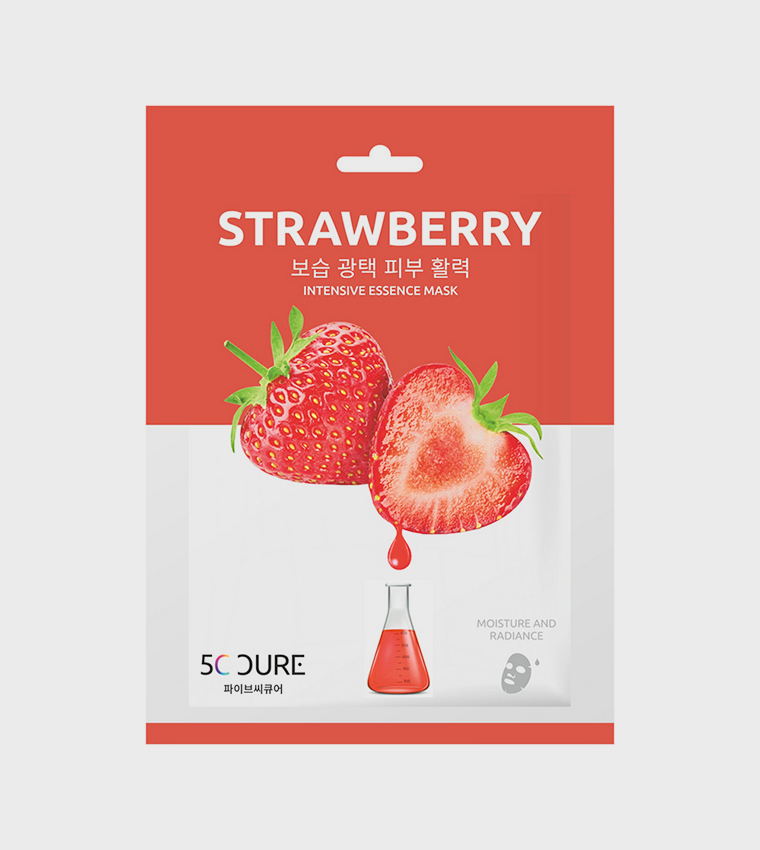 5C Cure Strawberry Intensive Essence Mask, 25ml