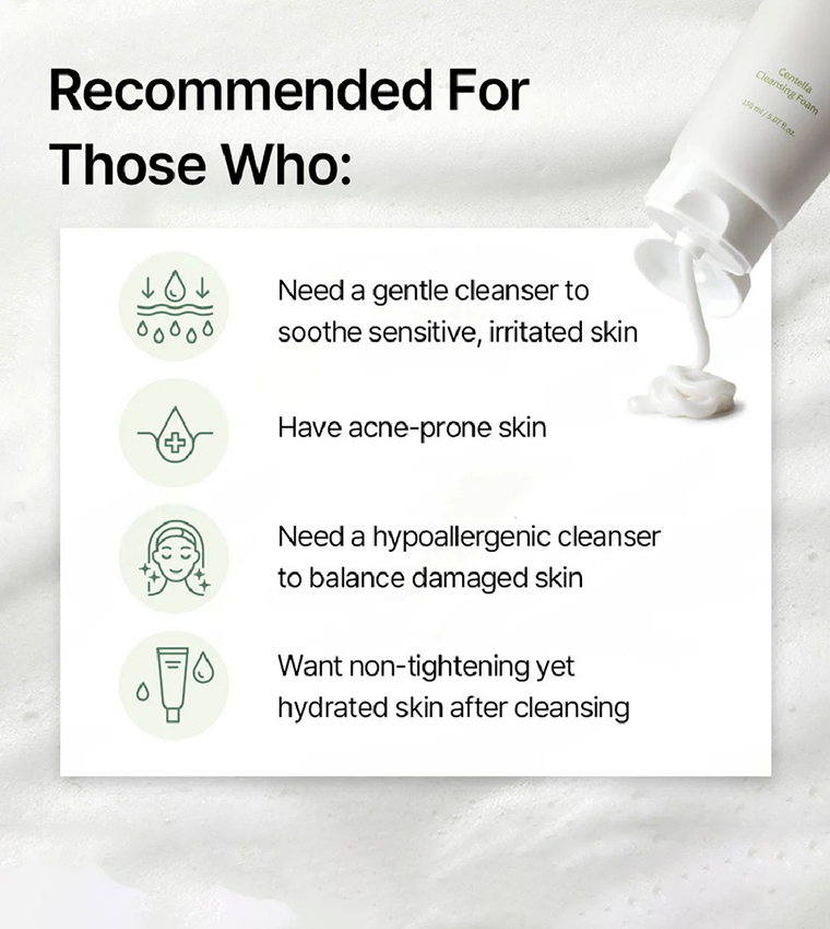 Centella Cleansing Foam, 150ml