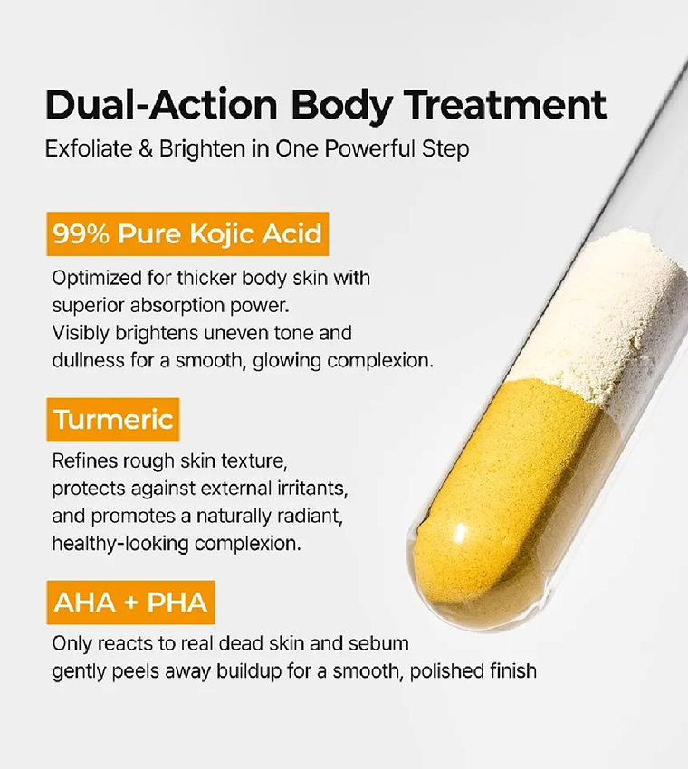 Peel Shot Exfoliating Kojic Acid Turmeric Spray, 200ml