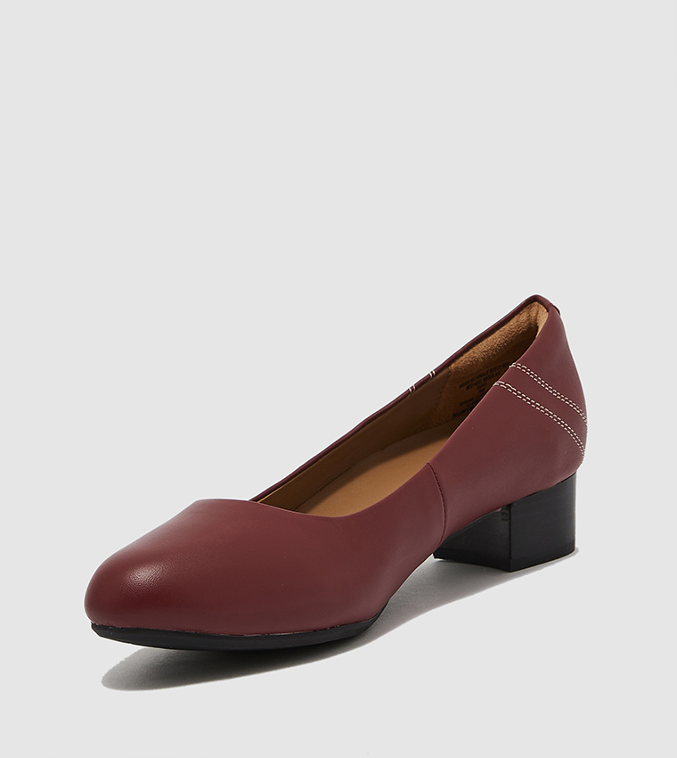 Buy Hush Puppies Solid Design Ballerinas In Red 6thStreet UAE