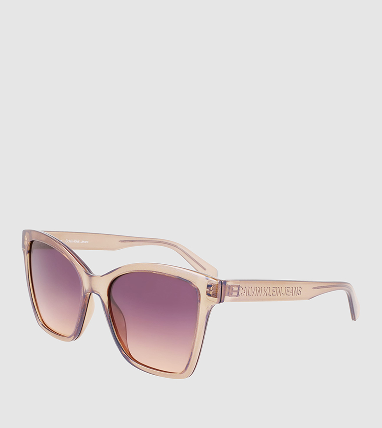 Buy Calvin Klein Jeans Full Rim Butterfly Sunglasses In Brown | 6thStreet  Kuwait