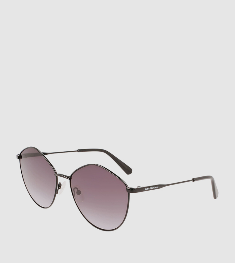 Calvin klein jeans hot sale round sunglasses