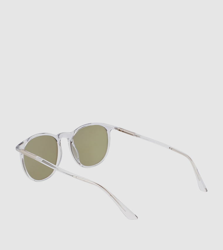 Buy Calvin Klein Round Sunglasses In Grey 6thStreet UAE