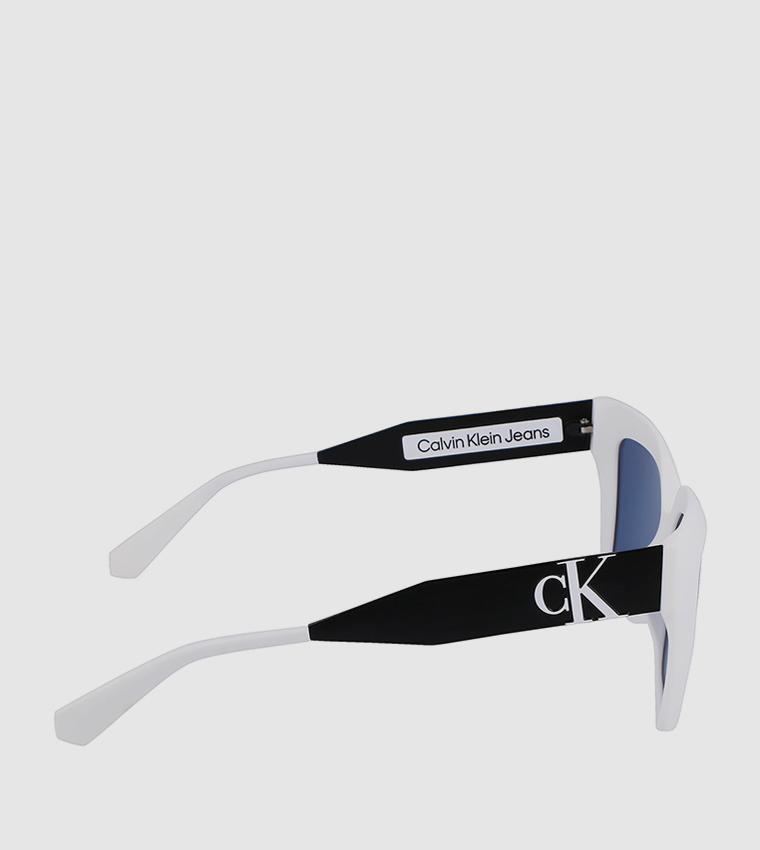 Calvin klein sunglasses hotsell white