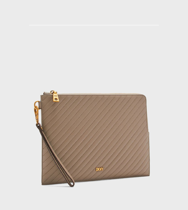 AMBER Quilted Clutch Bag