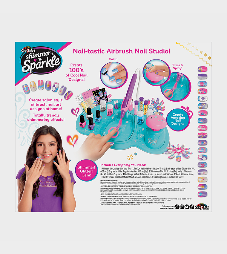 Airbrush Nail Design Studio Home Nail Salon Kit