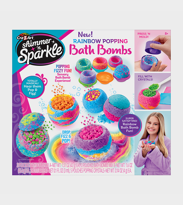 Buy Shimmer N Sparkle Rainbow Popping Bath Bombs In Multiple Colors ...