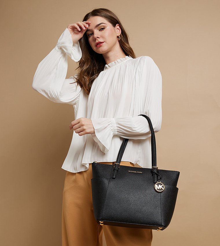 JET SET Textured Tote Bag