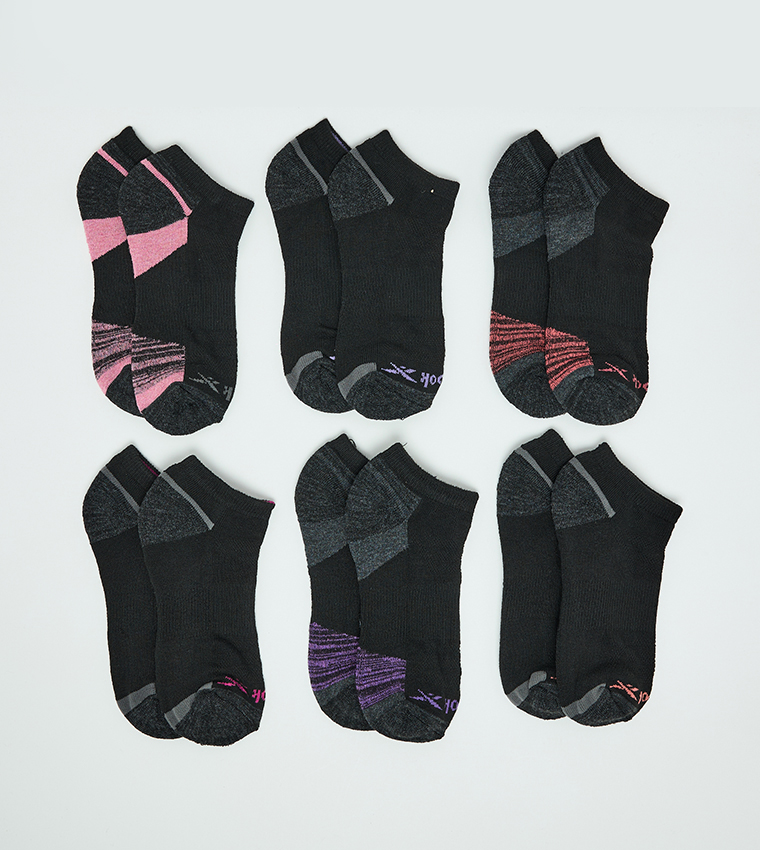 Pack of 6 Performance Ankle Socks