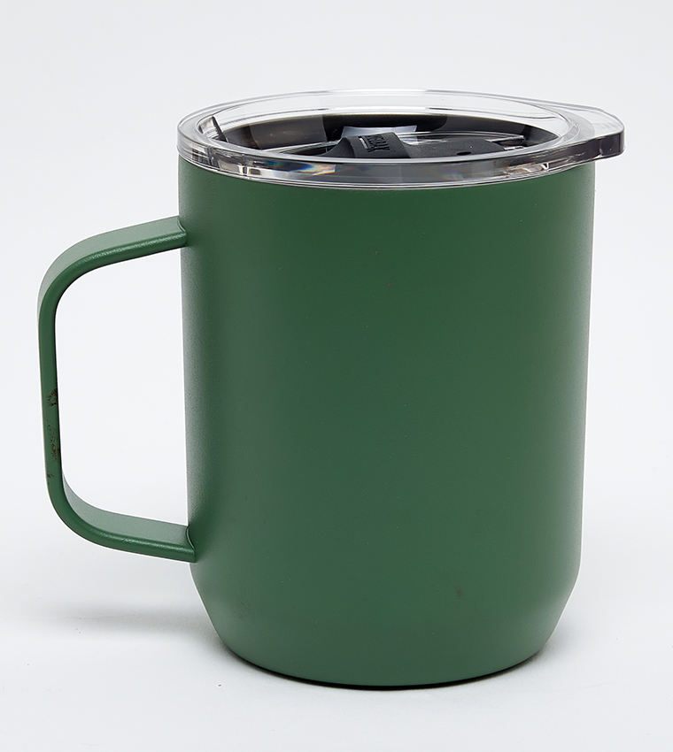 Vacuum Insulated Stainless Steel Camp Mug, 12oz - Moss