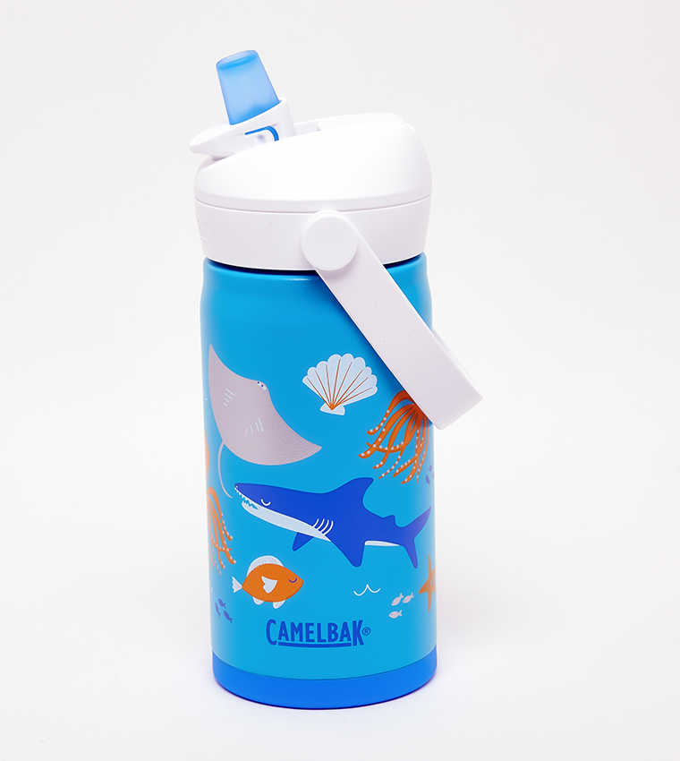 Thrive Vacuum Insulated Stainless Steel Flip Straw Sipper, 12oz - Ocean Life