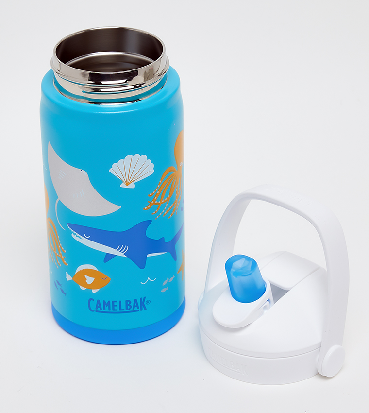 Thrive Vacuum Insulated Stainless Steel Flip Straw Sipper, 12oz - Ocean Life