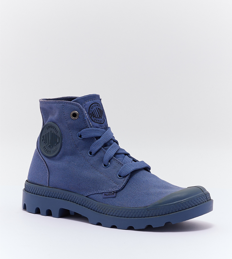 Palladium boots hot sale navy blue